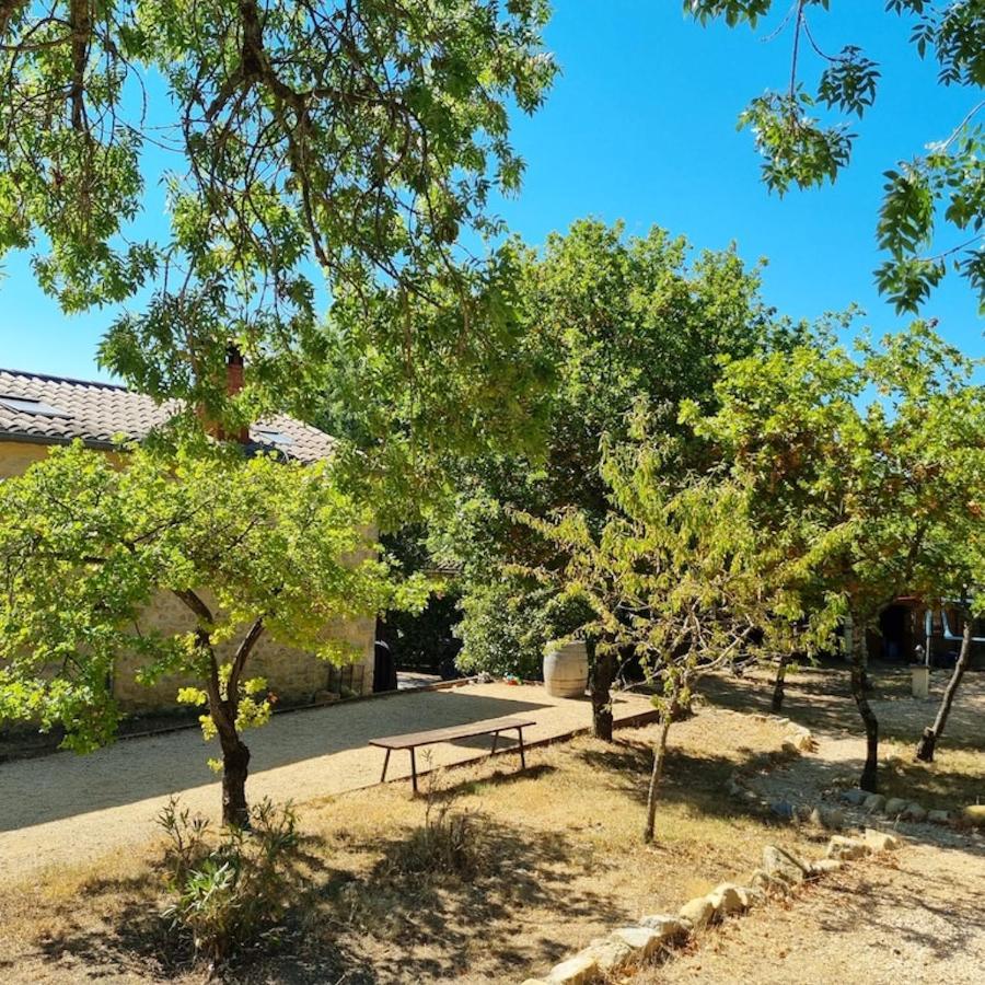 Villa Charmante A Lussan Avec Piscine Privee Et Jardin Closa Exteriör bild