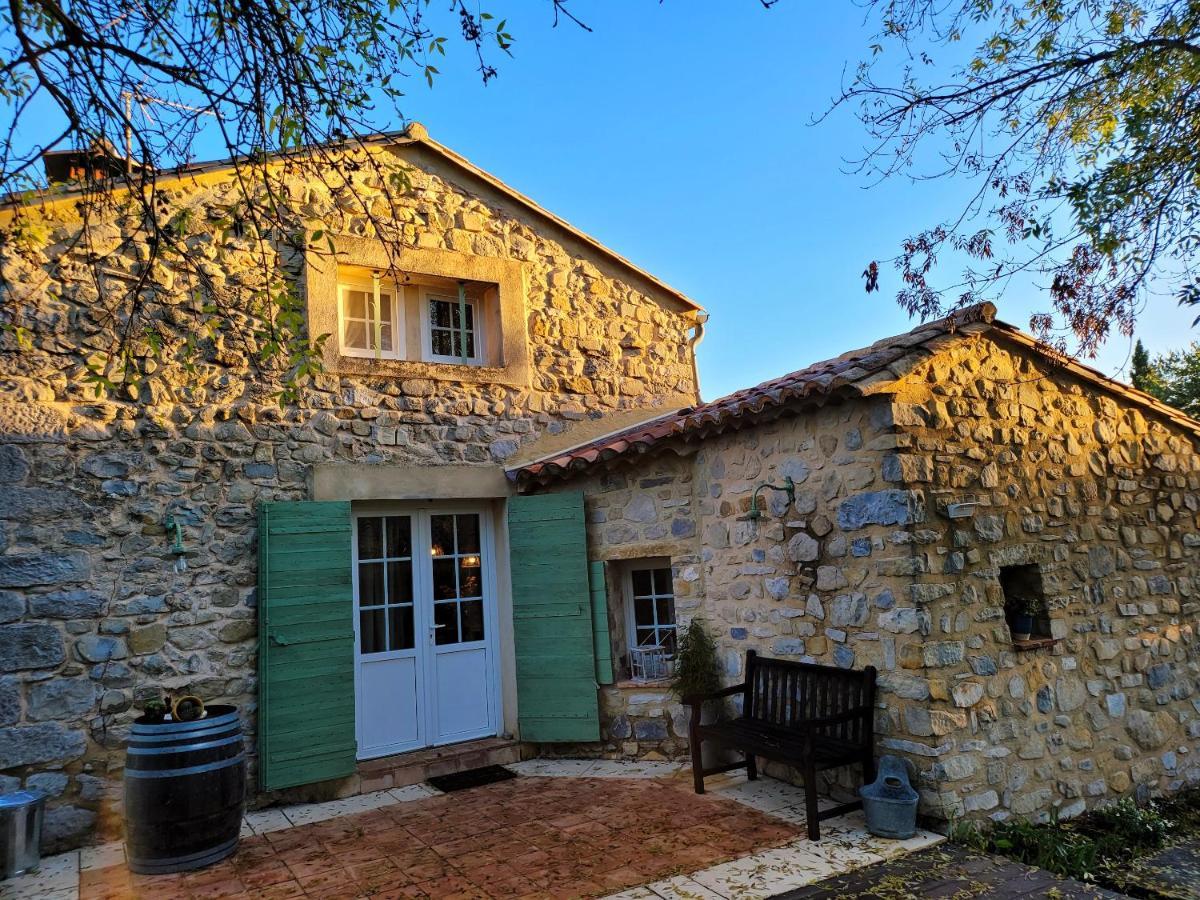 Villa Charmante A Lussan Avec Piscine Privee Et Jardin Closa Exteriör bild