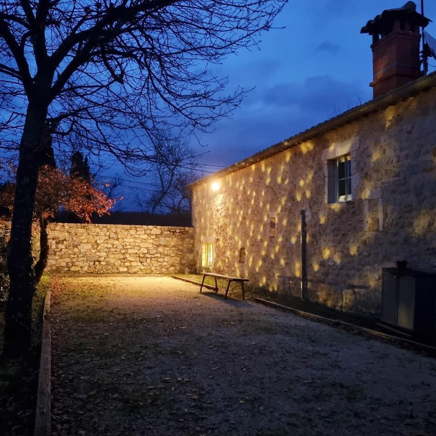 Villa Charmante A Lussan Avec Piscine Privee Et Jardin Closa Exteriör bild